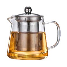 마마픽스 차주전자 티메이커 내열유리 티포트, 1개, 450ml