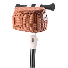 비블로아 자전거 킥보드 라탄 바구니 악세사리가방 바스켓, 브라운, 1개