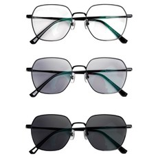 변색안경 JB9 Daytime 6컬러 블루라이트차단 선글라스 멀티안경 금테 고급 금속테 안경테 자외선차단 남녀공용 제이비나인