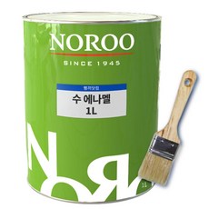 노루페인트 수에나멜 유성페인트 1리터 철재 목재, 나무색(유광), 1개, 1L