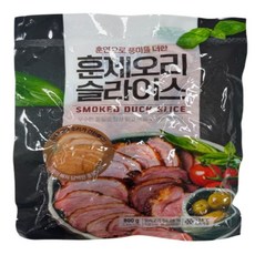 CJ 이츠웰 훈제오리 슬라이스 800g 훈연으로 풍미를 더한, 2개