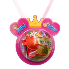 킨더 응원피켓 스낵목걸이, 03.킨더하트(핑크)