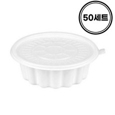 일등팩 국내생산 195파이 칼국수 냉면 면용기 (소) 백색 50개 몸통 뚜껑 세트 JH, 50개입, 1세트