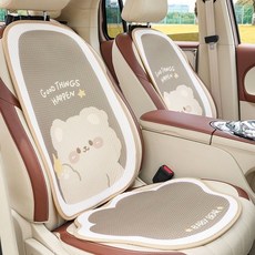 더빌리언 자동차 귀여운 캐릭터 시트커버 차량용 등받이 방석 시트, ZD - 4, 1세트