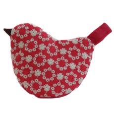 버드팟 주방 냄비손잡이 새모양 감성 내열 주방용품 뚜껑손잡이 장갑 다용도 집게, 1개, 레드