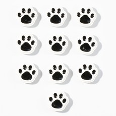 쏘이온 화이트발바닥 냉장고 현관문 자석 마그넷, 화이트발바닥10p