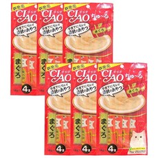 챠오츄르 고양이 짜먹는 간식, 참치, 14g, 24개