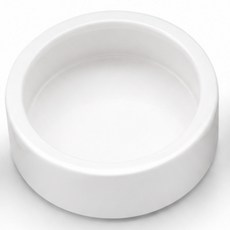 LOMI 햄스터 고슴도치 사료그릇 급식기 세라믹 원형 그릇, 1개, 화이트 소형