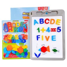 빨강잡화점 대문자 영어 알파벳 숫자 패턴 유아 자석 블럭 학습교구, 1개