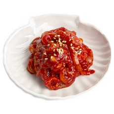 오징어젓갈 전라도식 국내가공 매콤달콤 밥도둑 반찬, 1개, 500g