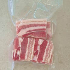 0.5cm 두께 냉삼 250g씩 소분포장 1인 냉동삼겹살 수입삼겹살 돼지고기 캠핑용, 500g, 1개