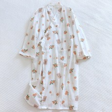 보태샵 유카타 골프 샤워 목욕 가운 로브, 1개, 보태샵_곰돌이텐저린