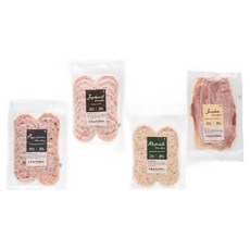 샤퀴테리 콜드컷 4종 잠봉 세트 수제 햄 와인 위스키 안주 플래터 캠핑 홈파티, 1개