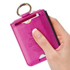 가죽 링 카드 수납 힌지보호 케이스 퍼플 갤럭시 Z플립7 지플립7