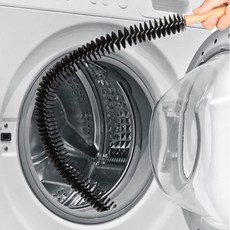 투데이리빙 4p 세트 세탁기 청소솔 드럼 세탁기통 청소용 대형 브러쉬 건조기 드럼용 고무 패킹 틈새 청소 도구 화장실 먼지 제거 세척솔, 4개, R98283A(혼합색상