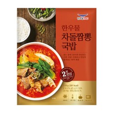 [치타마켓] 한우물 차돌짬뽕국밥, 210g, 4개