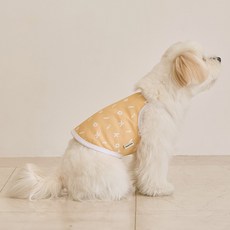 likalika 狗狗衣服 驅蜱無袖背心, 檸檬