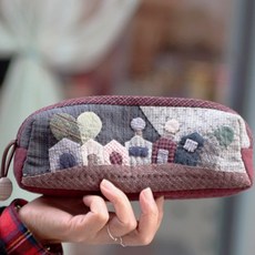 바이핸즈 유튜브 영상제공 퀼트 diy키트 패키지 소품 - Day & Night 필통, 1개