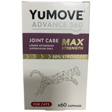 Lintbells 優骼服 YUMOVE ADVANCE 360 貓用關節保健 60顆, 1個, 超強版MAX