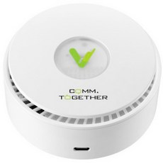 아띠Ahtty 국산 충전식 휴대용 무선 바이오 플라즈마 바이러스 박테리아 유해물질 살균기 차량용 공기청정기, SGPA350B 화이트