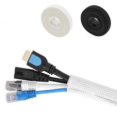 티지피 케이블 정리 튜브 전선보호튜브 (증정품 포함) 5mx13mm 5mx16mm 5mx19mm 5mx25mm, 화이트, 1개, 5m(16mm)