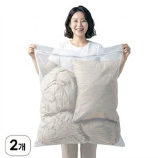 조은자리 대형 베개 이불 신발 세탁망 통돌이 드럼 세탁기 무형광 빨래망 거름망, 사각 70X80, 2개