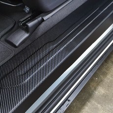 [카라멜] 더뉴 카니발 KA4 스크래치 방지 도어스텝커버 튜닝 인테리어 몰딩, 카본