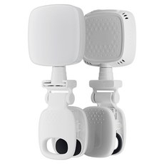 클립형 셀카 방송 촬영조명 충전식 LED 링라이트, 1개, 화이트