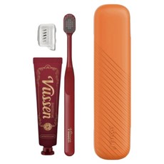 오스템 여행 휴대용 양치키트 뷰센 S 시린이케어 치약 40g + 칫솔 세트, 40세트