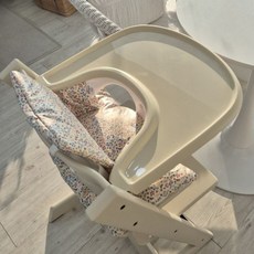 젬베베 트립트랩 트레이 스토케 트립트랩 베이비세트 호환 플라스틱 트레이 KC 어린이제품 가구인증, 바닐라 화이트