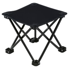 모노웍스 경량 접이식 휴대용 캠핑 의자, 블랙, 1개