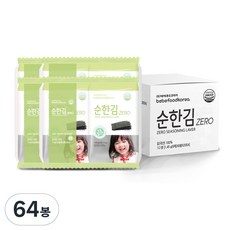 베베푸드 제로, 순한김, 1.45g, 64개