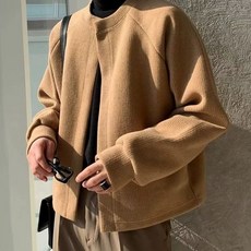 FANSYLI 남성 겨울 가디건 캐주얼 오버핏 니트 스웨터 카디건 코트 빅사이즈 간절기 1222JLL3071