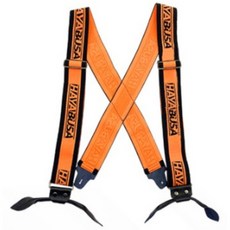 하야부사 멜빵 단추형 버튼형 임엄용멜빵 벌목용멜빵 쳅스 안전바지 SUSPENDERS, 1개, 주황