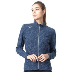 빅터 트레이닝 V73WJ-4112W 멜란지블루 여자 상의