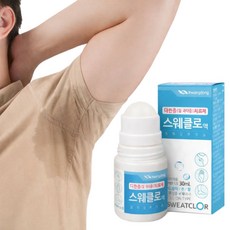 스웨클로액 겨드랑이 땀억제 체취제거 보송함유지 장시간지속 땀냄새고민 데일리땀케어 겨터파크방지, 2개