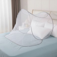 비엔비비르 다용도 1인용 간편 얼굴 모기장 원터치 폴딩 VCA-04A, 미드나잇그레이