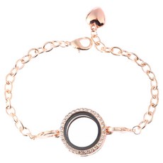 생존캡슐 방수방진 알약 목걸이 약보관 팔찌 수납 보관함, 로즈골드 팔찌, 1개