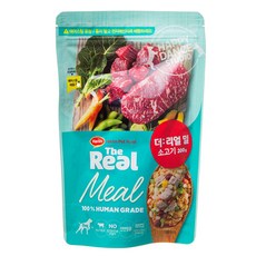 하림펫푸드 전연령 강아지 더리얼 밀 냉동 소프트사료, 소, 200g, 1개