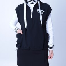 PG 에밀리 스트랩 여성골프 반집업 조끼