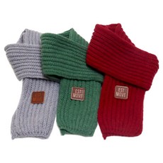 스윗허그 어린이 아동용 니트 목도리 머플러 3개 1set