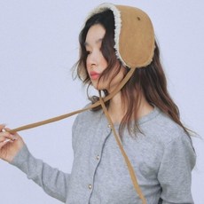 HALOPICK 스웨이드 램스울 무스탕 이어머프 귀마개 귀돌이