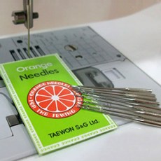 부라더미싱 가정용 재봉틀 바늘 11호 14호 16호 골라담기 [옵션선택] 브라더 부품 악세사리, 11호 얇은천, 1개