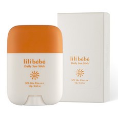 lili bebe 孩童防曬棒 SPF50+ PA++++, 1條, 18g