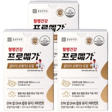 종근당건강 프로메가 알티지 오메가3 듀얼 비타민D(4 000IU) 520mg x 60캡슐, 60정, 2개