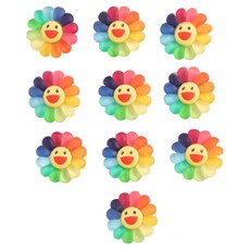 84x84 인테리어 냉장고 자석 마그네틱, 무지개스마일데이지10p