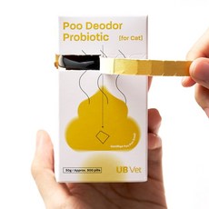 유비벳 고양이 영양제 푸 디오더 프로바이오틱스 포 캣, 3개, 장건강/유산균, 30회분