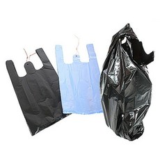 마트(손잡이)비닐봉투 검정색 2호 400매, 400개