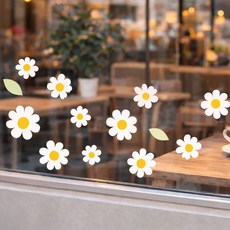 벽지 보수 아이방 유리창 창문 데코 매장 캐리어 꾸미기 스티커, 데이지