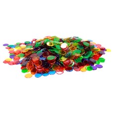 러닝스텝 투명수세기칩(6색혼합 약 250pcs) 보관주머니 증정, 본품구매, 1개